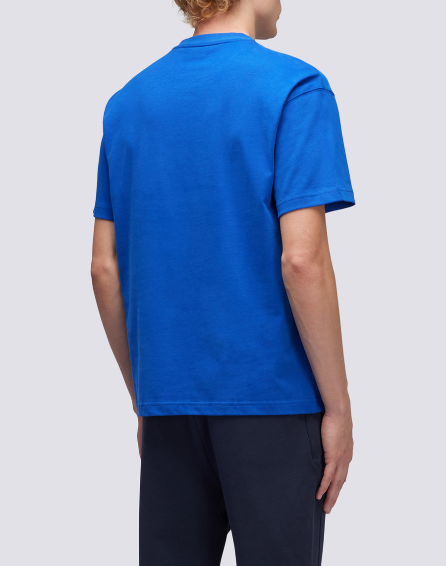 Sundek t-shirt girocollo in cotone con logo M667TEJS700-67501 In Saldo