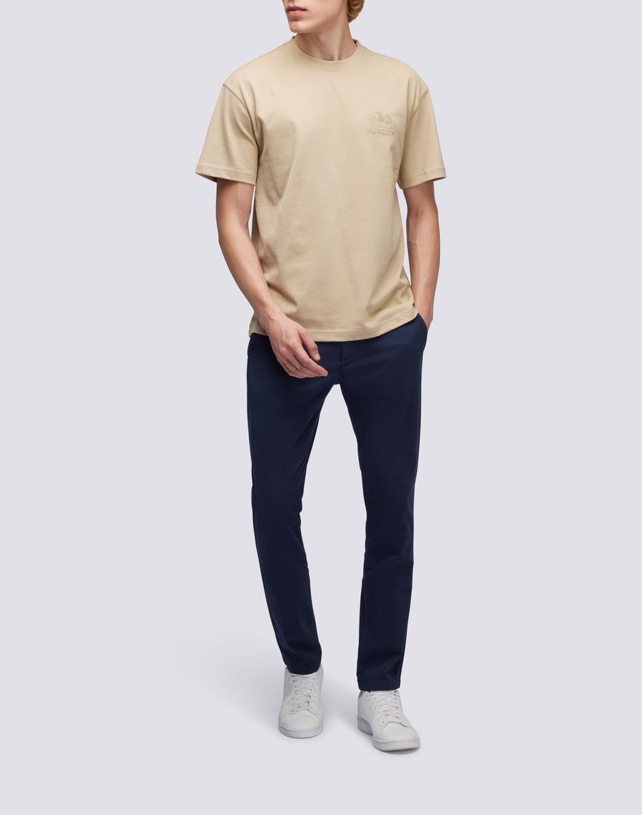 Sundek T-SHIRT GIROCOLLO CON LOGO RICAMATO M170TEJS700-65200 Offerta per la Festa della Mamma