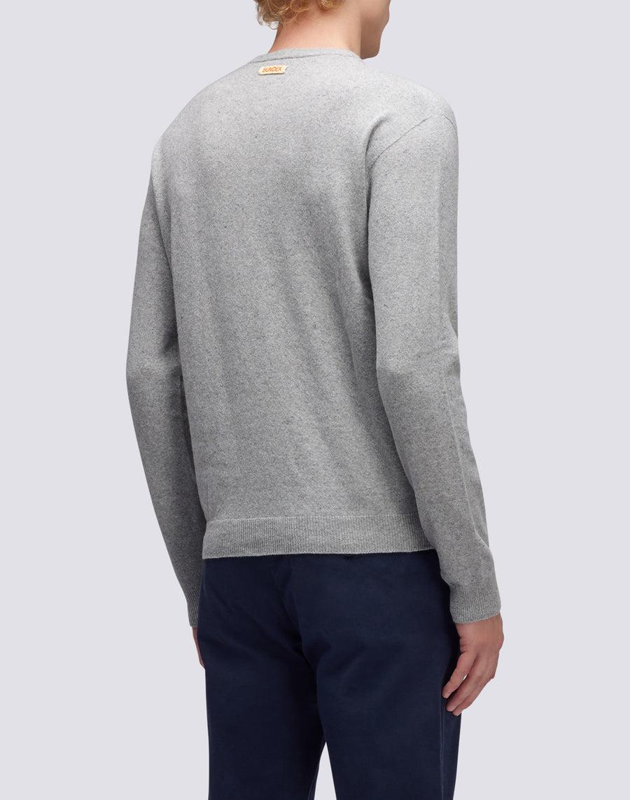 Sundek maglione a girocollo misto cashmere M350KIWS500-02900 In Linea