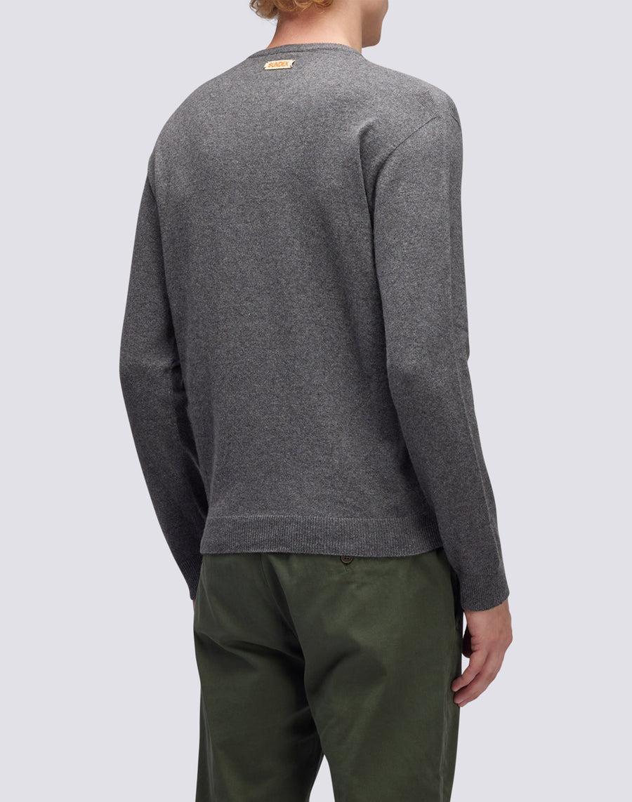 Sundek maglione a girocollo misto cashmere M350KIWS500-33700 Qualità