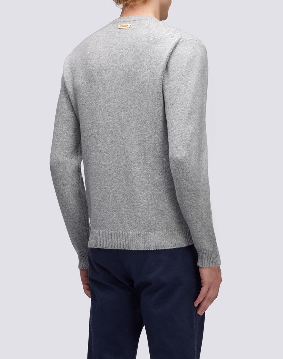 Sundek maglione a girocollo misto cashmere M352KIWS500-02900 Promozione