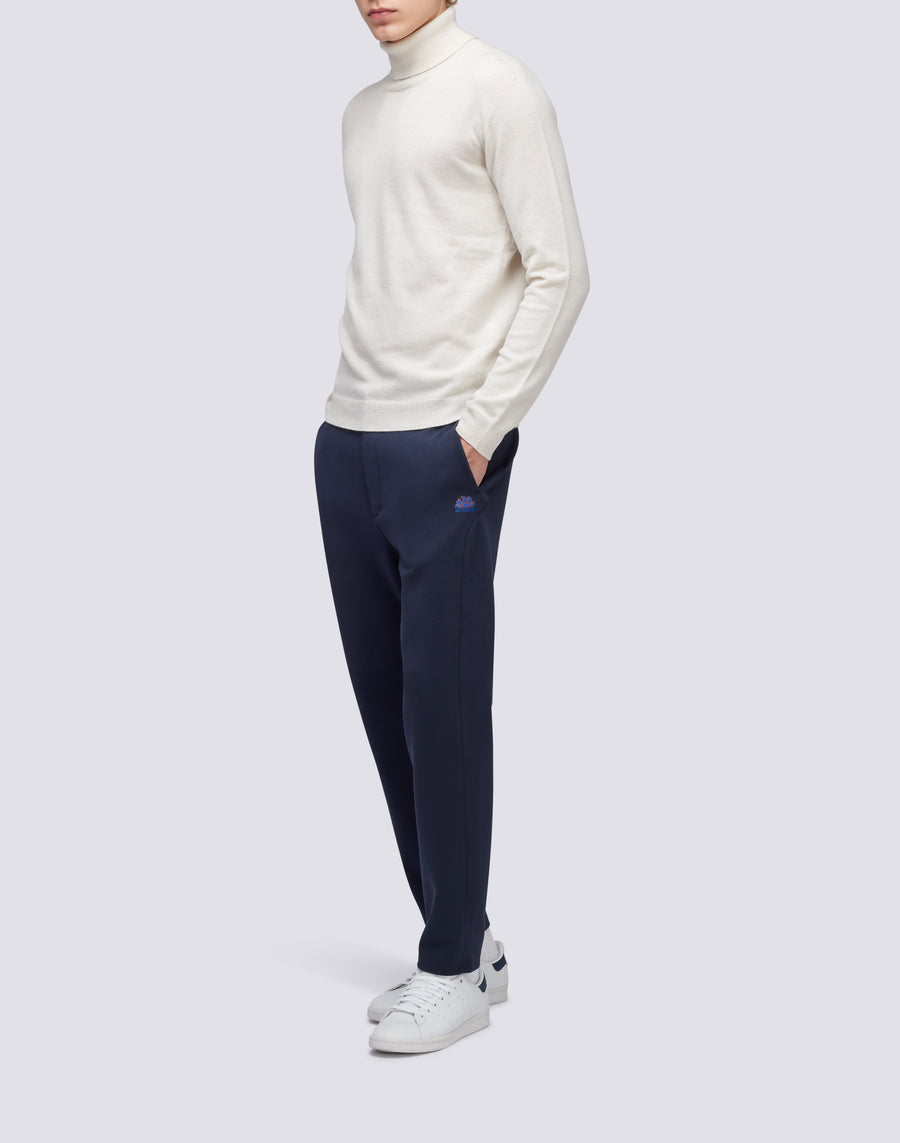 Sundek maglione a girocollo misto cashmere M351KIWS500-03900 Spedizione Gratuita
