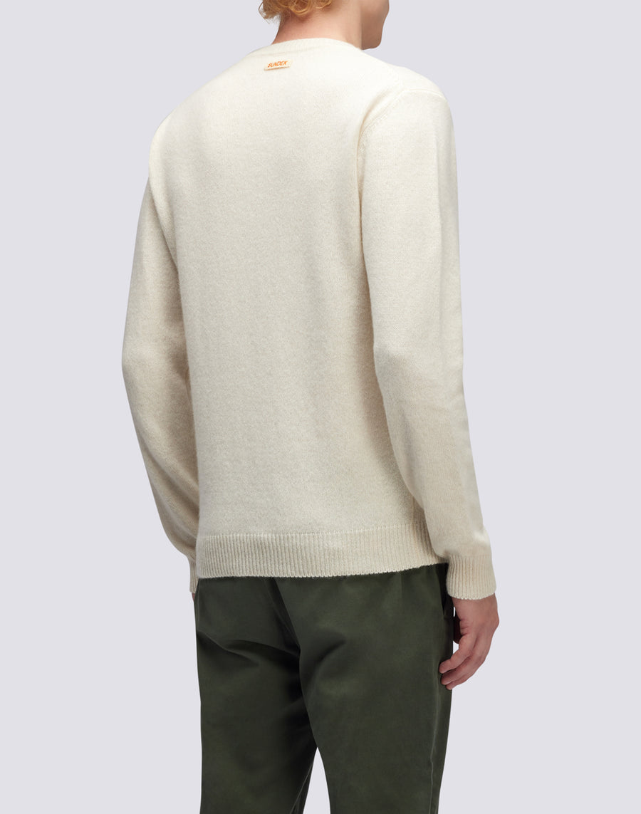 Sundek maglione a girocollo misto cashmere M352KIWS500-03900 Pezzi Unici