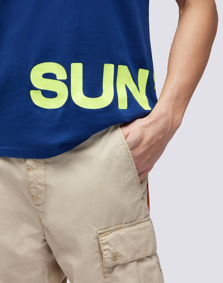 Sundek T-SHIRT LOGO BIG m608tej7800-a2501 In Saldo
