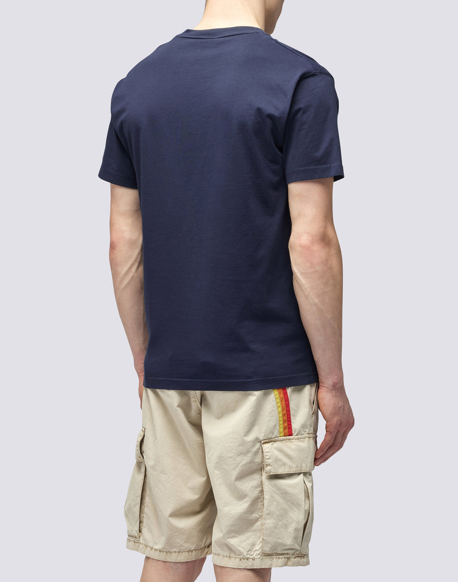 Sundek T-SHIRT LOGO RICAMO m610tej7800-00701 Promozione Limitata
