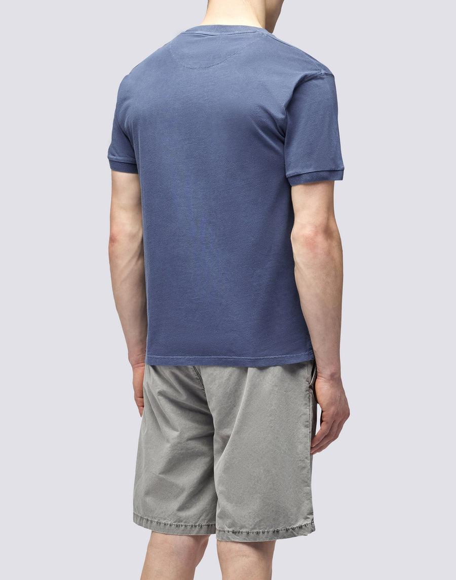 Sundek T-SHIRT NEW DEY GIROCOLLO TINTO CAPO CON LOGO m108tej78tc-00701 Online