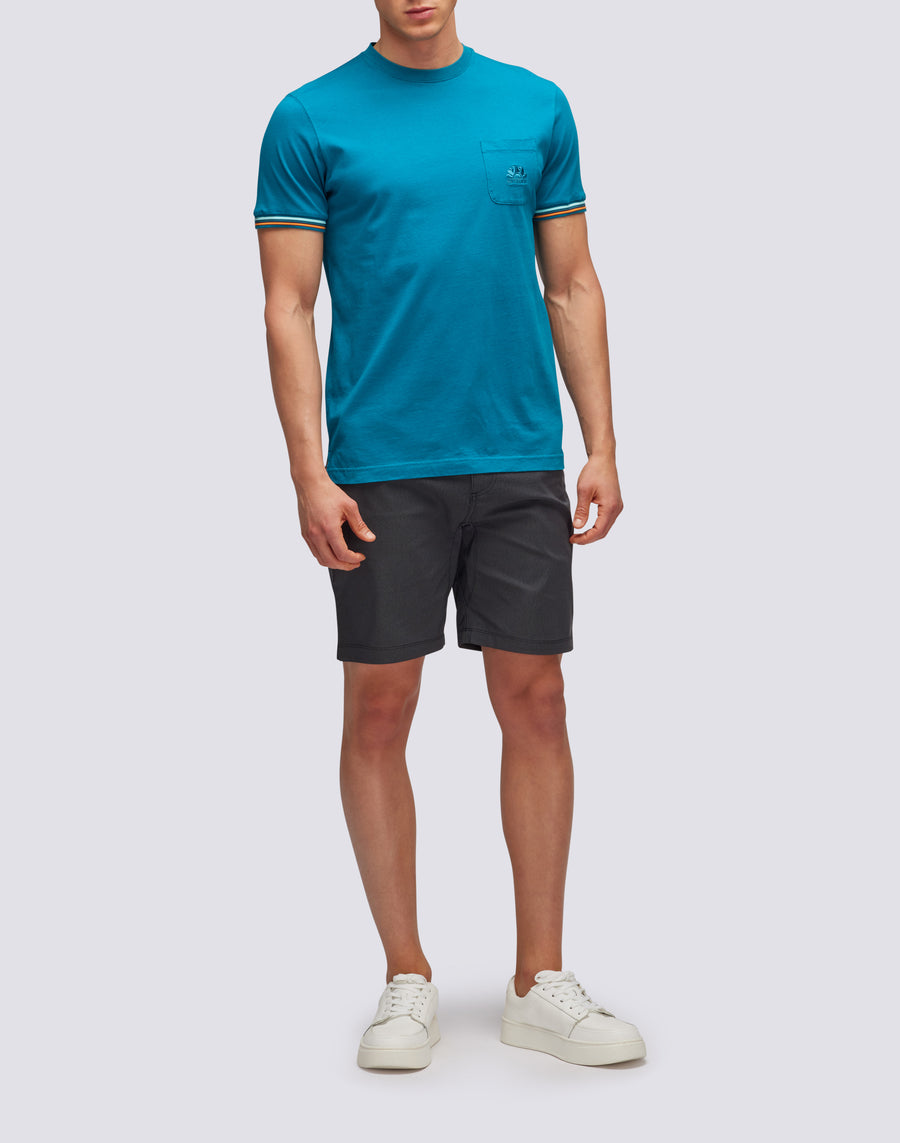 Sundek T-SHIRT FINN GIROCOLLO CON TASCHINO m775tej7800-01203 Vendita Calda