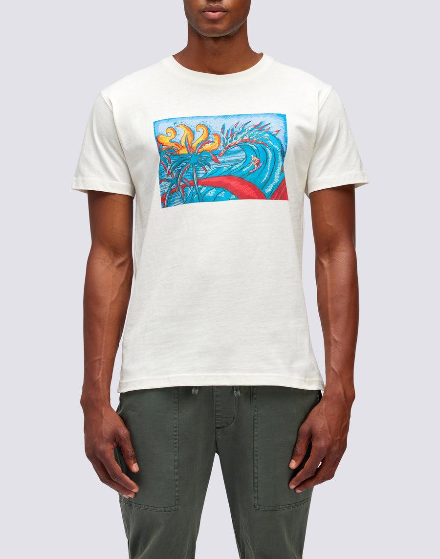 Sundek T-SHIRT STAMPA m644tejs500-03900 Vendita Economica