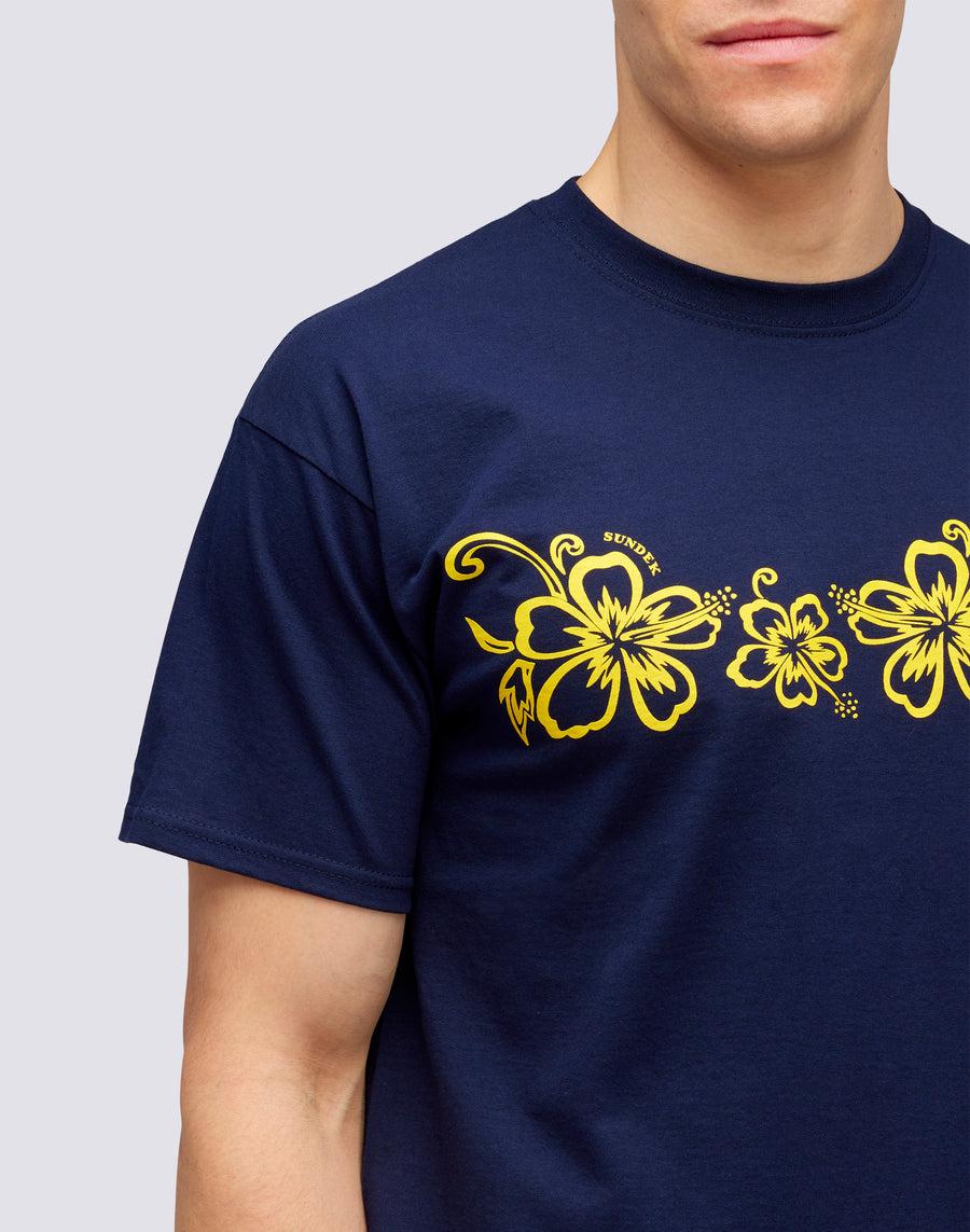 Sundek T-SHIRT ARCHIVE HIBISCUS PRINT m636tejy3ia-00700 Saldi Di Fabbrica