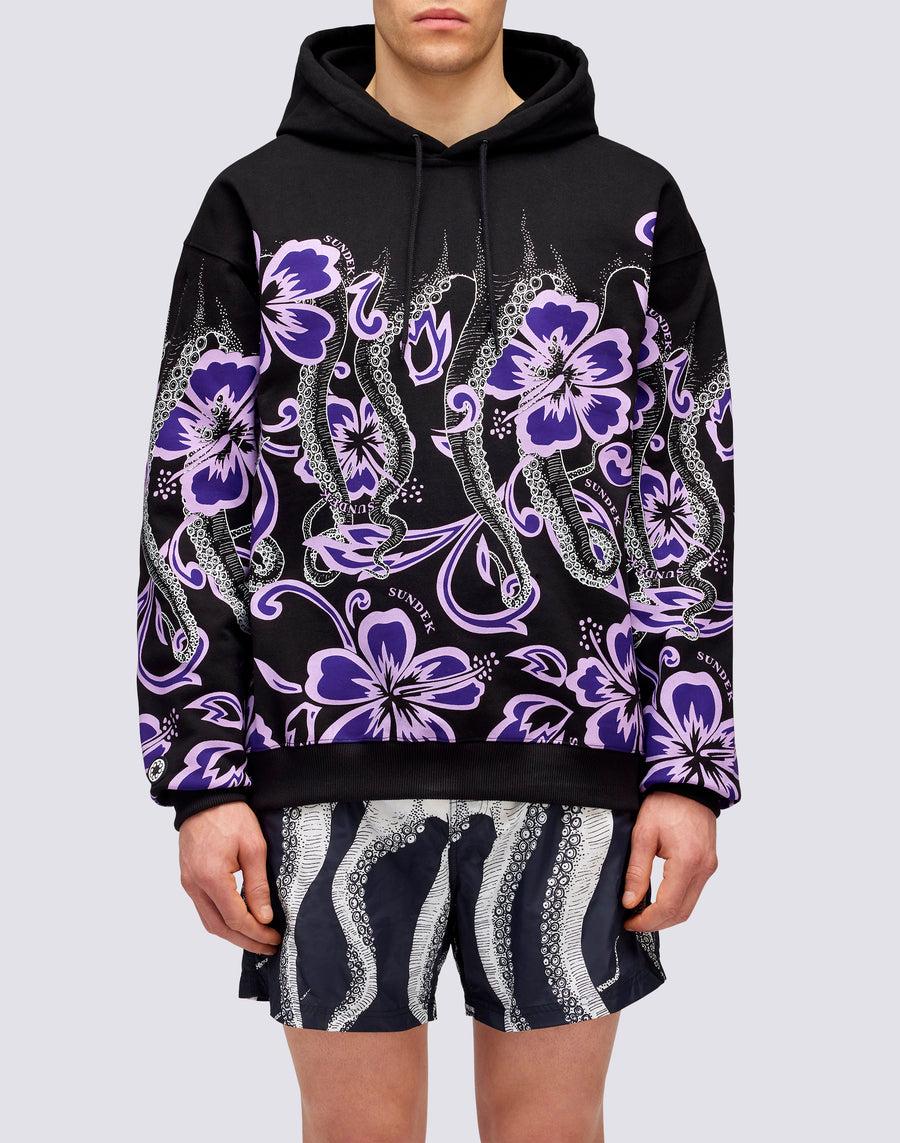 Sundek SUNDEK X OCTOPUS - FELPA CON CAPPUCCIO m786jhf94ou-004ou Vendite Flash
