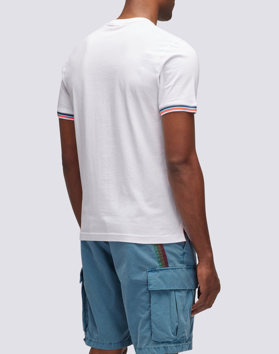 Sundek t-shirt finn girocollo con taschino M775TEJ7800-00634 Nuova