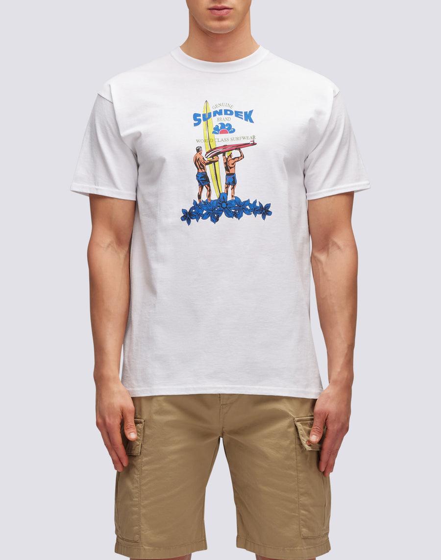 Sundek T-SHIRT HERITAGE SUNDEK PRINT m639tejy300-00600 Saldi