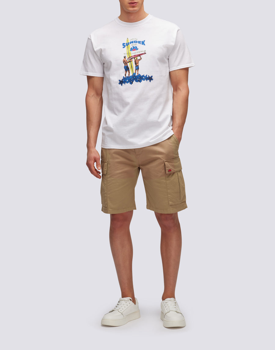 Sundek T-SHIRT HERITAGE SUNDEK PRINT m639tejy300-00600 Saldi