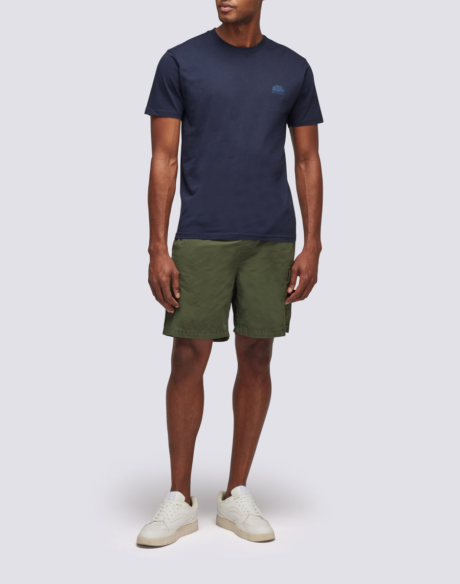 Sundek T-SHIRT GIROCOLLO CON LOGO m129tej78ot-00700 Nuovo