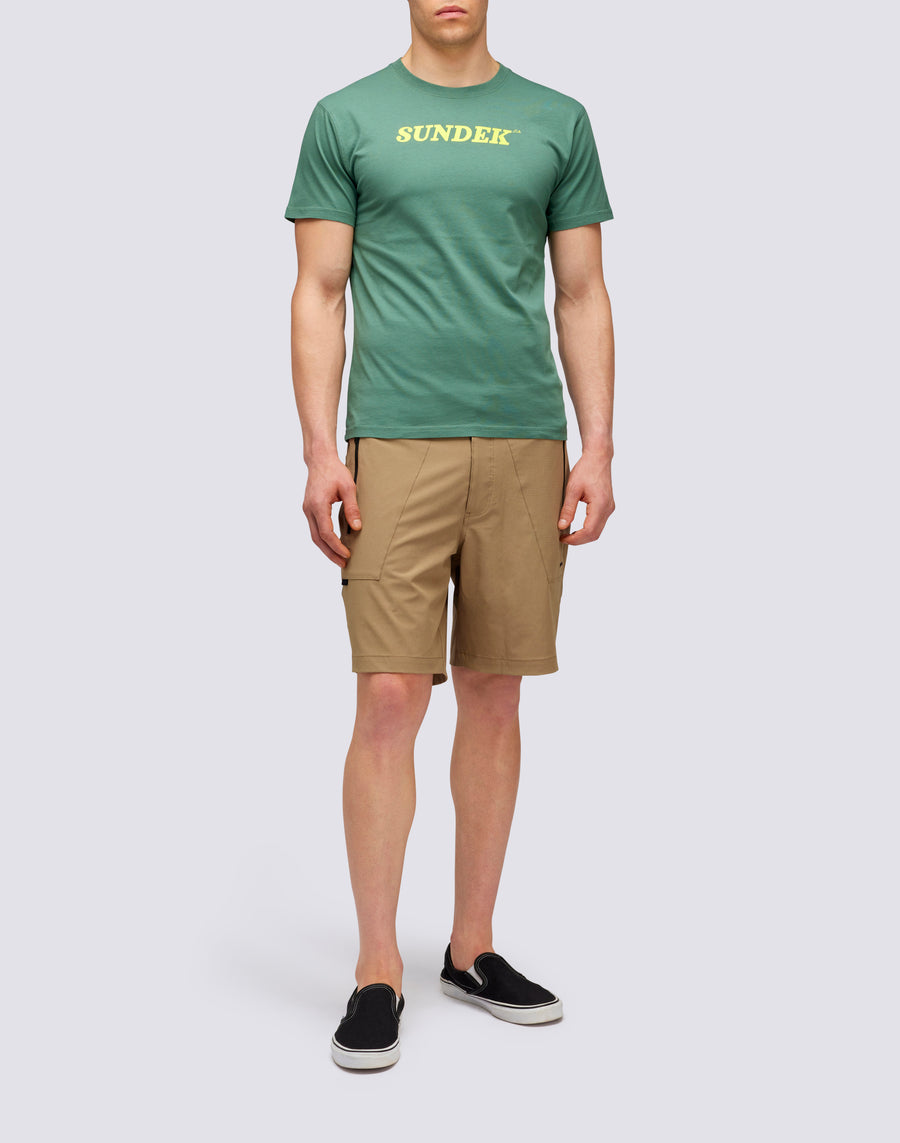 Sundek T-SHIRT GIROCOLLO CON LOGO m287tej7800-a1601 Promozione