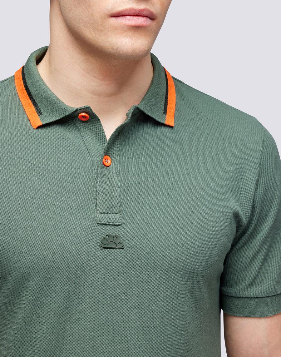 Sundek POLO IN COTONE PIQUET COMBINATO m997plpq500-a2701 Affare Del Giorno