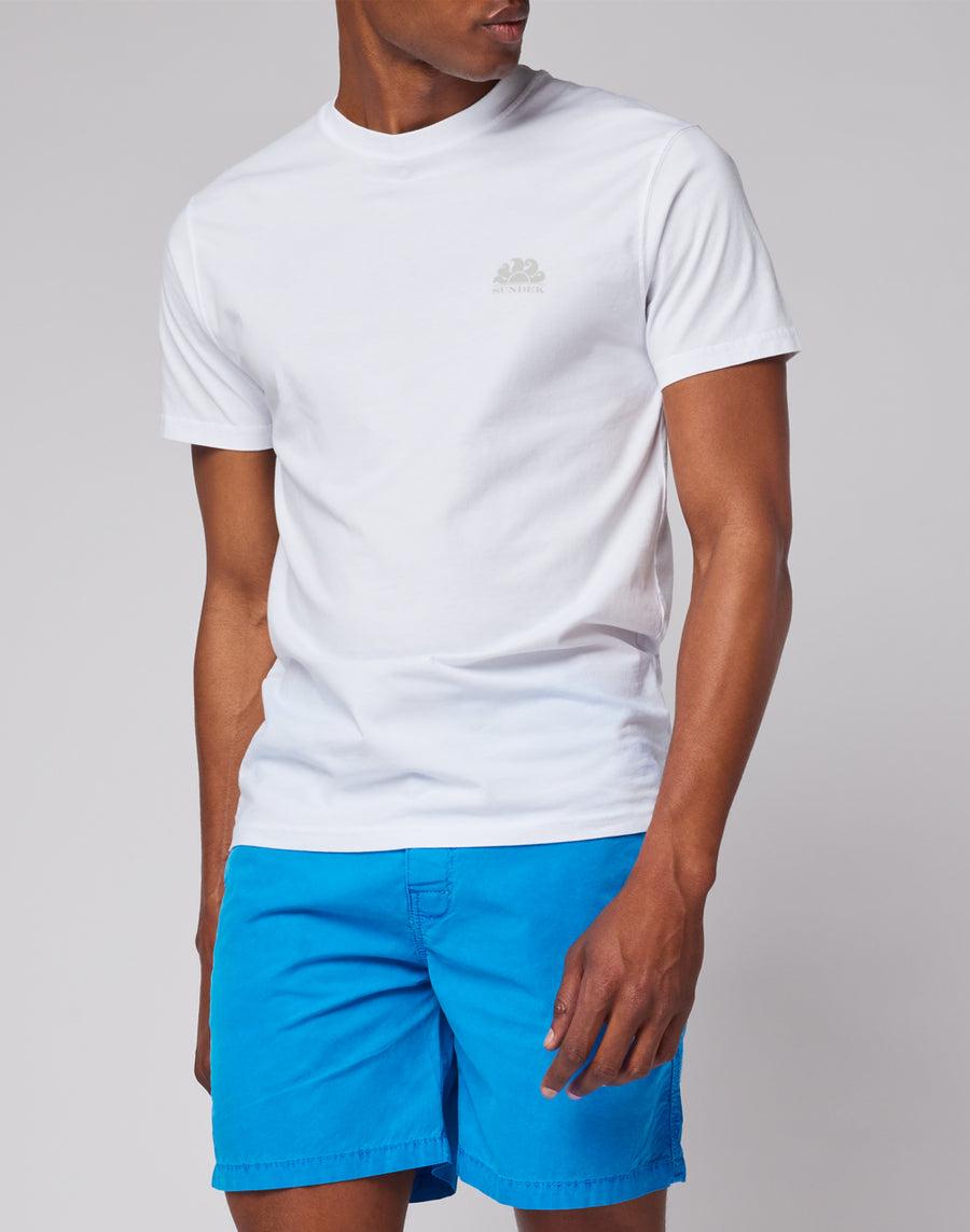 Sundek walkshort in cotone popeline M233WKPP900-00100 In Vendita