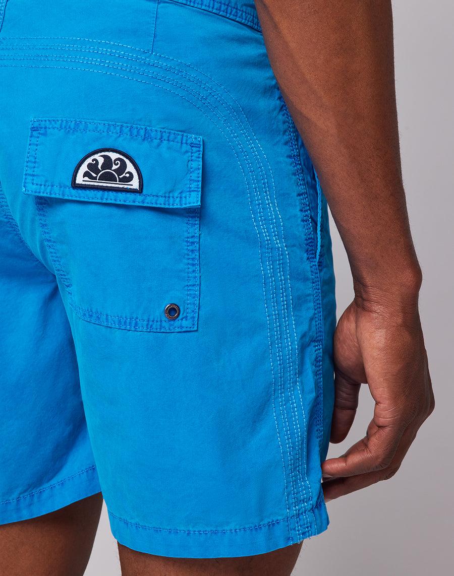 Sundek walkshort in cotone popeline M233WKPP900-00100 In Vendita