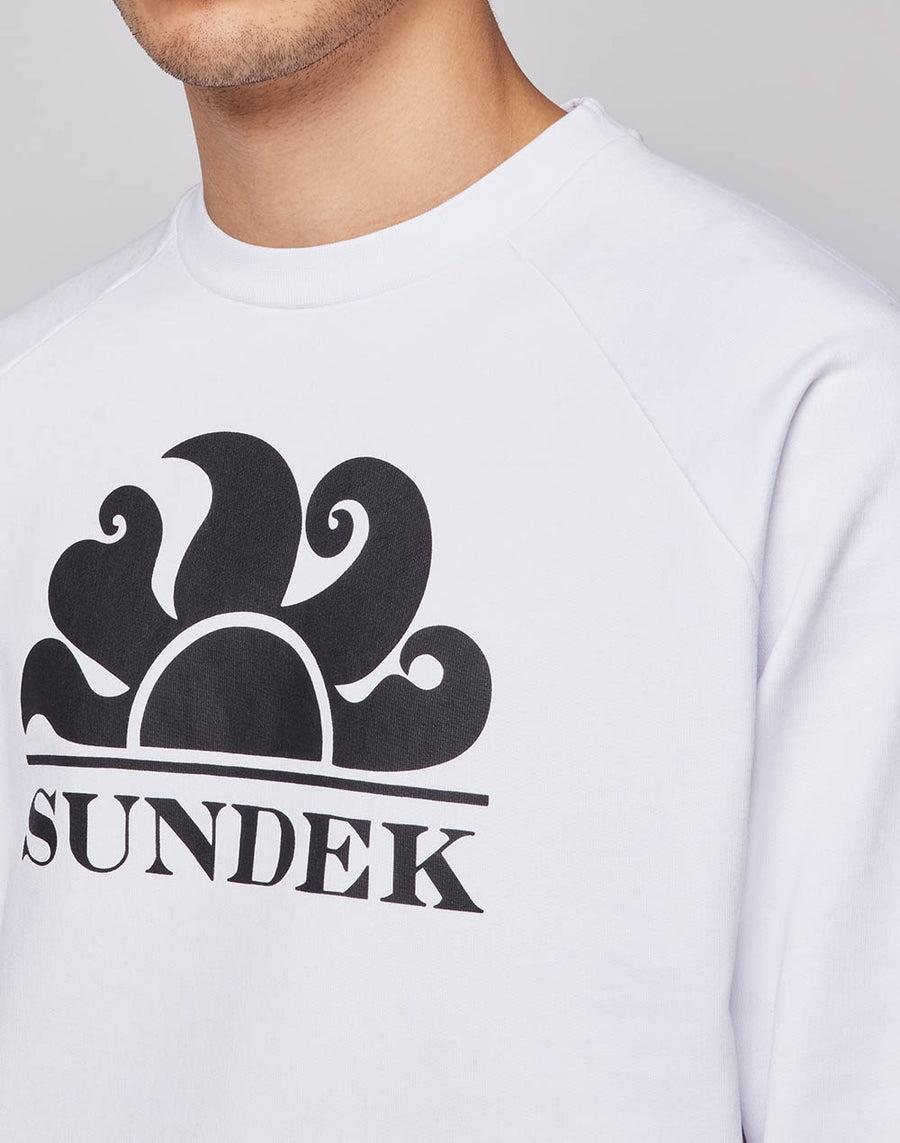 Sundek felpa a girocollo con logo M138JHF7700-00604 Offerte