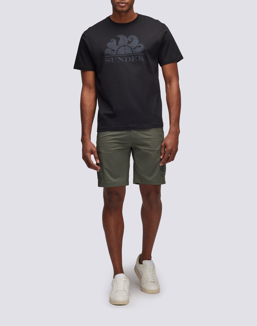 Sundek shorts cargo in tessuto quick dry M169WKP8700-30203 Vendita Economica