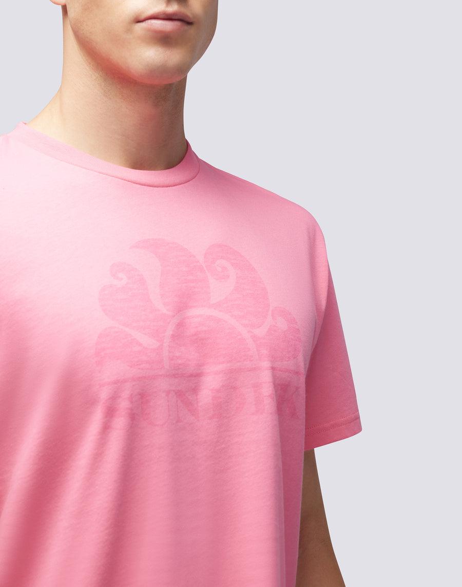 Sundek T-SHIRT MANICHE CORTE CON LOGO m021tej78ot-94800 Saldi Di Fabbrica