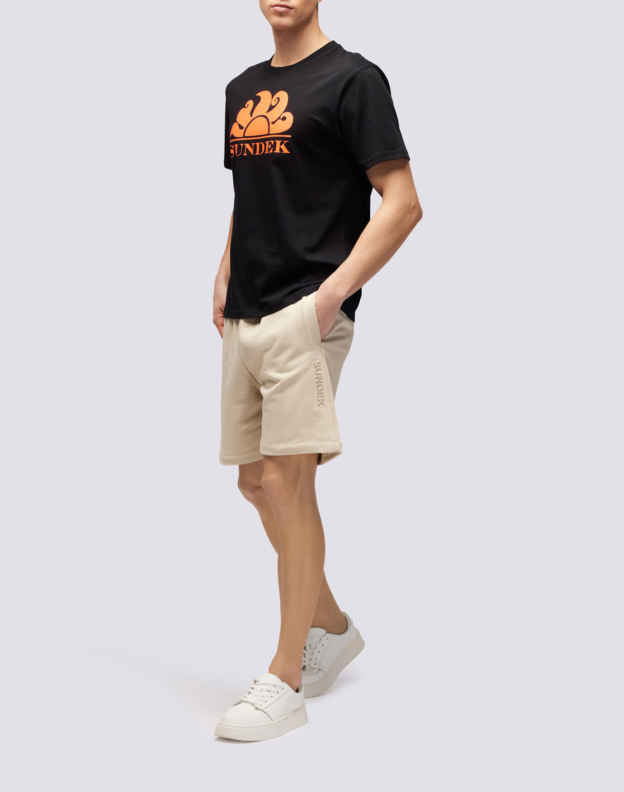 Sundek T-SHIRT GIROCOLLO CON STAMPA LOGO m021tej7800-00402 Italy