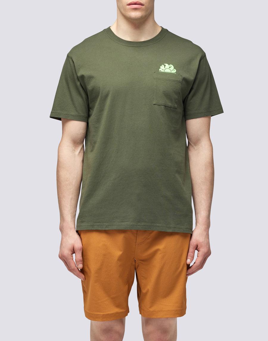 Sundek T-SHIRT CON TASCA m609tej7800-30201 Negozi Online