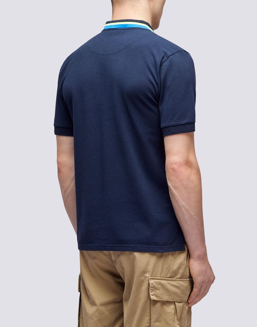Sundek POLO IN COTONE PIQUET COMBINATO m997plpq500-32202 Promozione Limitata