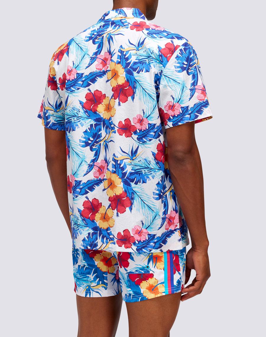 Sundek camicia con stampa floreale all over m817shmu100-004li Shopping Online