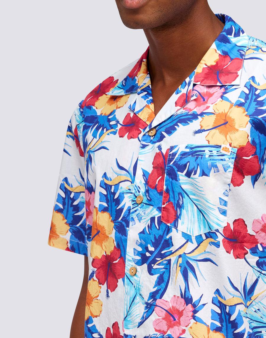 Sundek camicia con stampa floreale all over m817shmu100-004li Shopping Online