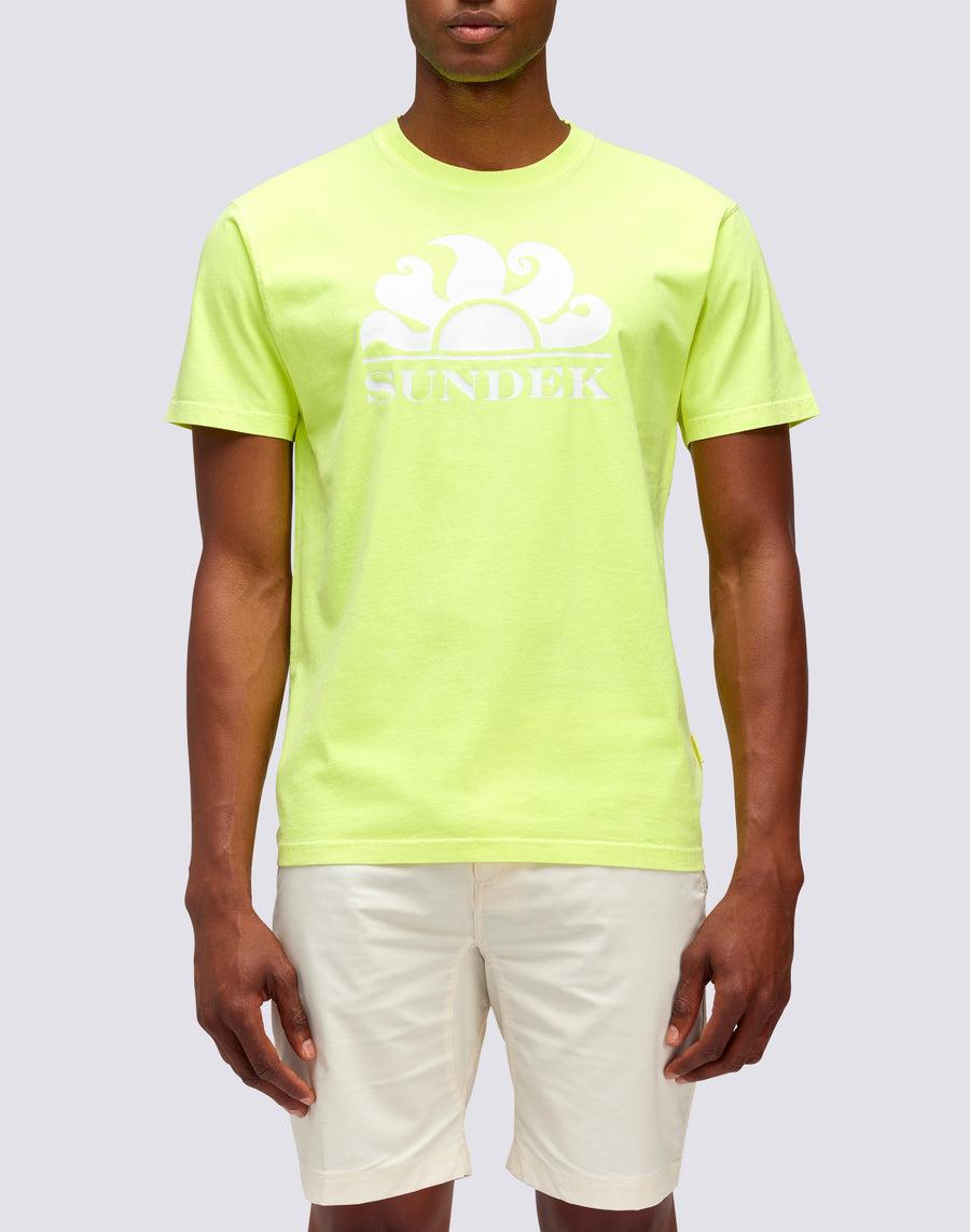 Sundek T-SHIRT LOGO PRINT m021tej78tc-23001 Enormi sconti