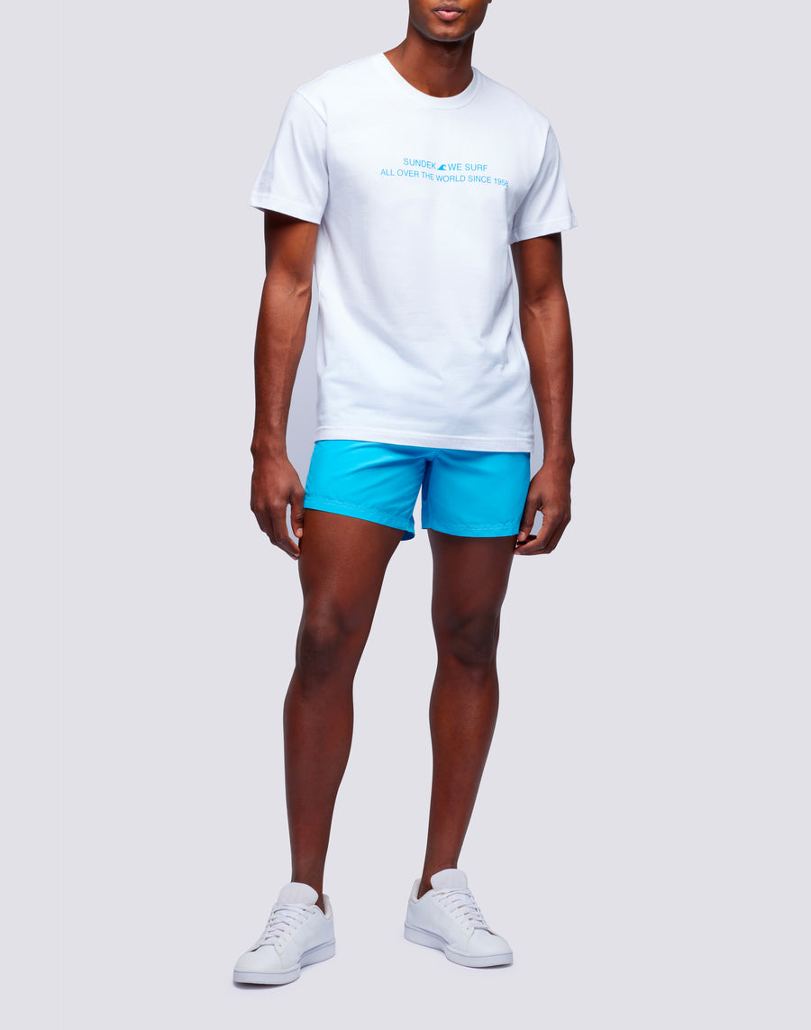Sundek t-shirt uomo in cotone capsule flag m669tesj500-00400 Vendita Economica