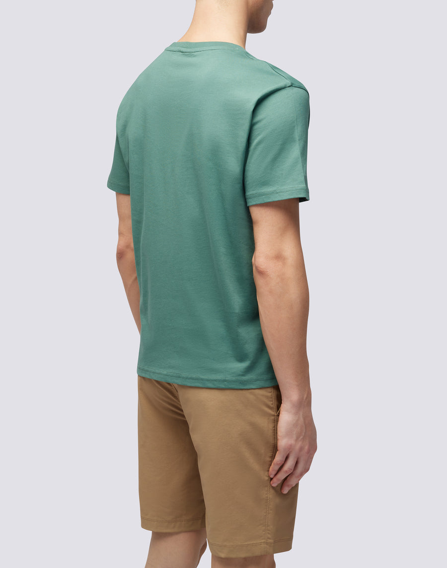 Sundek T-SHIRT MANICHE CORTE CON LOGO m021tej78ot-a1600 Nuova