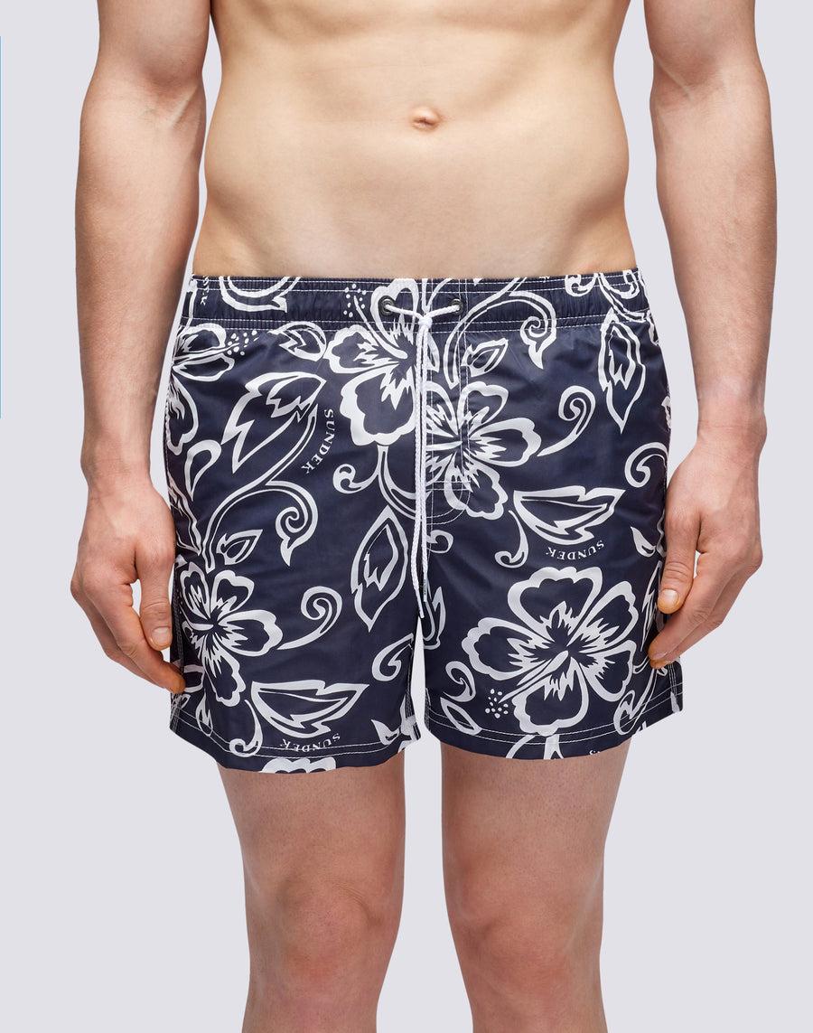 Sundek COSTUME A PANTALONCINO CORTO VITA ELASTICATA STAMPA ARCHIVE HIBISCUS m504bdta1ia-661ia 2025