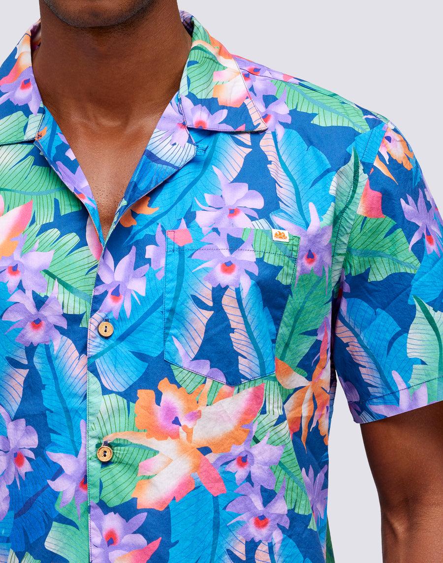 Sundek CAMICIA CON STAMPA FLOREALE ALL OVER m817shmu100-007o8 Qualità