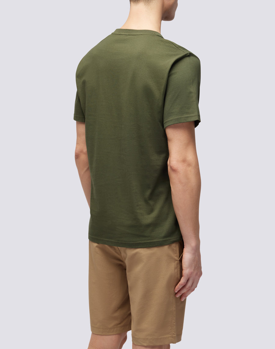 Sundek T-SHIRT GIROCOLLO CON STAMPA LOGO m021tej7800-30204 Spedizione Gratuita