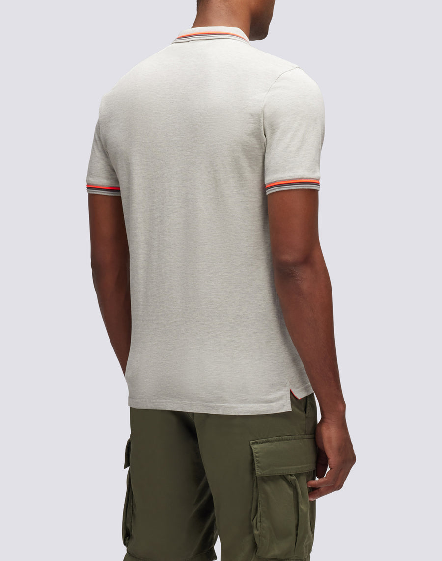 Sundek POLO BRICE IN COTONE PIQUET CON DETTAGLI TRICOLOR m779plj6500-02912 Outlet