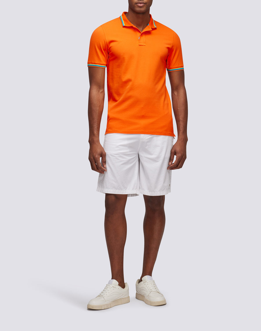 Sundek POLO BRICE IN COTONE PIQUET CON DETTAGLI TRICOLOR m779plj6500-55002 Vendita Economica