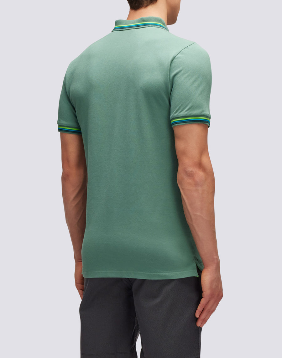Sundek POLO BRICE IN COTONE PIQUET CON DETTAGLI TRICOLOR m779plj6500-a1601 Vendite Flash