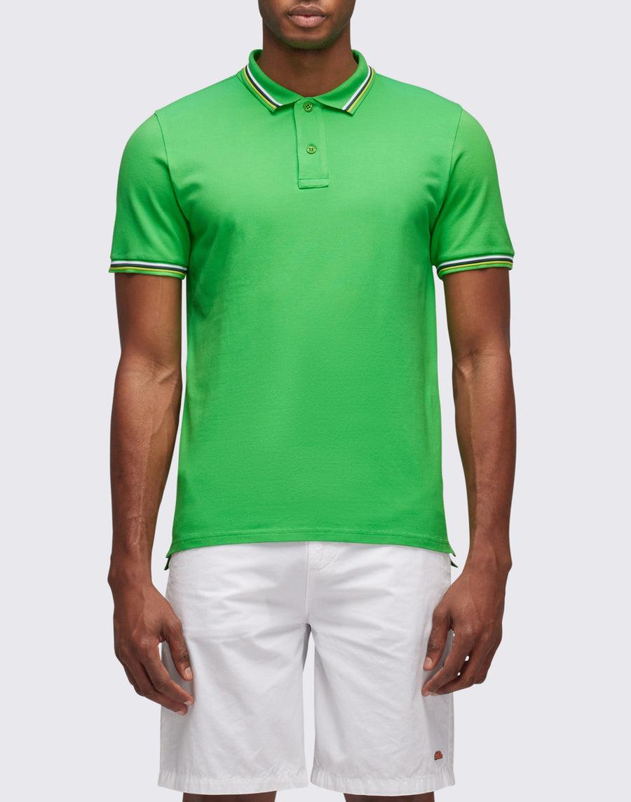 Sundek POLO BRICE IN COTONE PIQUET CON DETTAGLI TRICOLOR m779plj6500-a1801 In Saldo