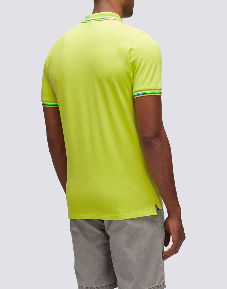 Sundek POLO BRICE IN COTONE PIQUET CON DETTAGLI TRICOLOR m779plj6500-69101 Moda