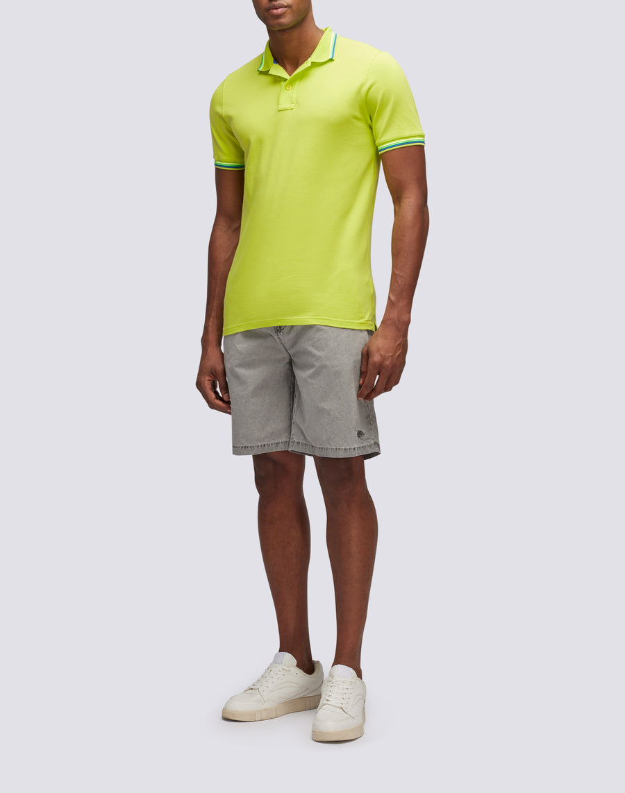 Sundek POLO BRICE IN COTONE PIQUET CON DETTAGLI TRICOLOR m779plj6500-69101 Moda