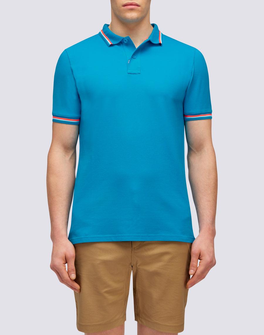 Sundek POLO BRICE IN COTONE PIQUET CON DETTAGLI TRICOLOR m779plj6500-67403 2025