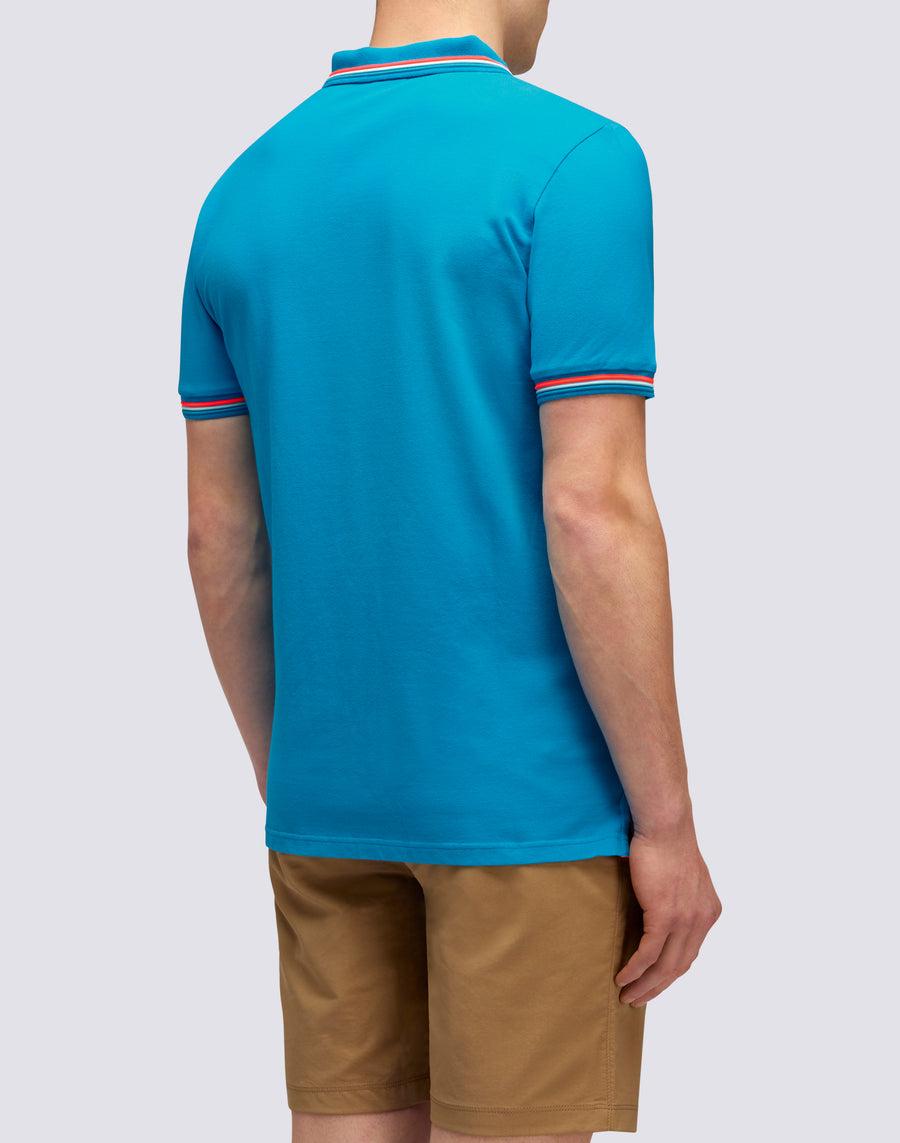 Sundek POLO BRICE IN COTONE PIQUET CON DETTAGLI TRICOLOR m779plj6500-67403 2025