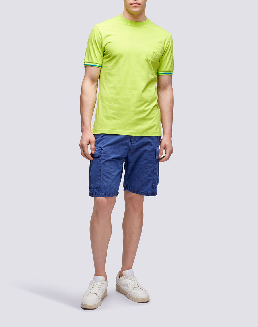 Sundek T-SHIRT FINN GIROCOLLO CON TASCHINO m775tej7800-69101 Sconti questo mese