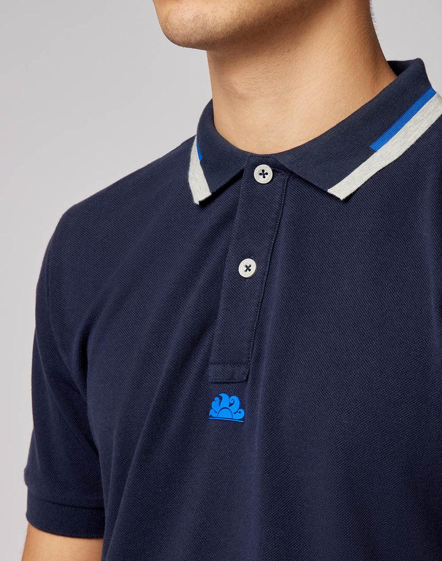 Sundek polo in cotone piquet combinato M997PLPQ500-32201 Vendita Economica