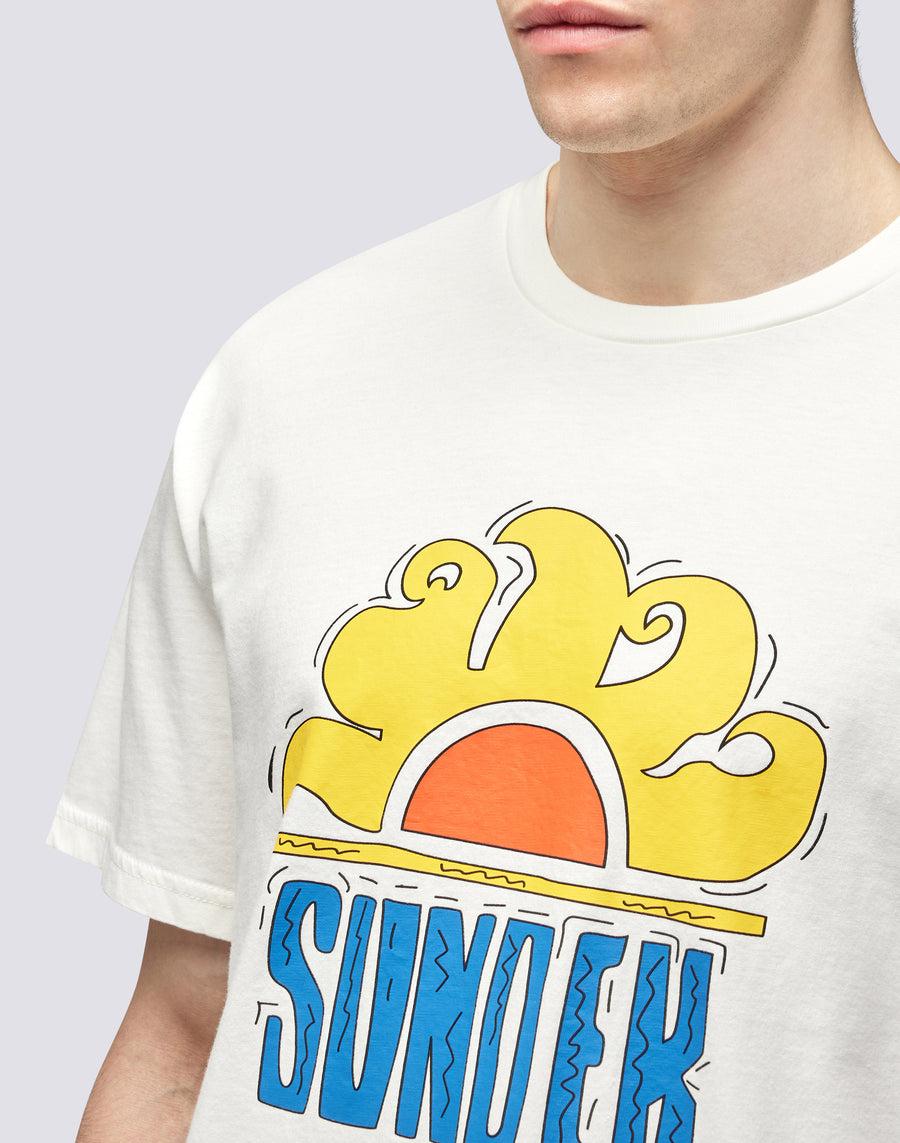 Sundek T-SHIRT SUNDEK LOGO m614tejr900-03901 Negozi Online