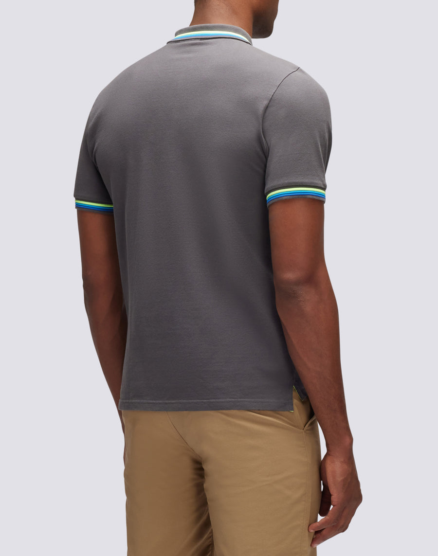 Sundek polo brice in cotone piquet con dettagli tricolor M779PLJ6500-10317 Shopping Online