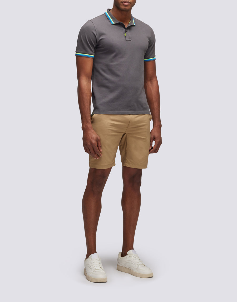 Sundek polo brice in cotone piquet con dettagli tricolor M779PLJ6500-10317 Shopping Online