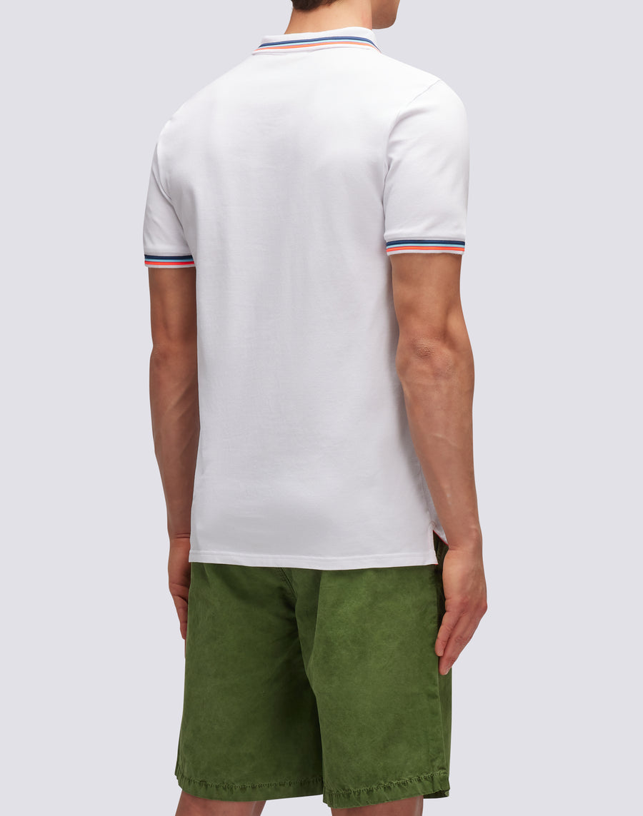 Sundek polo brice in cotone piquet con dettagli tricolor M779PLJ6500-00634 Prezzo Ridotto